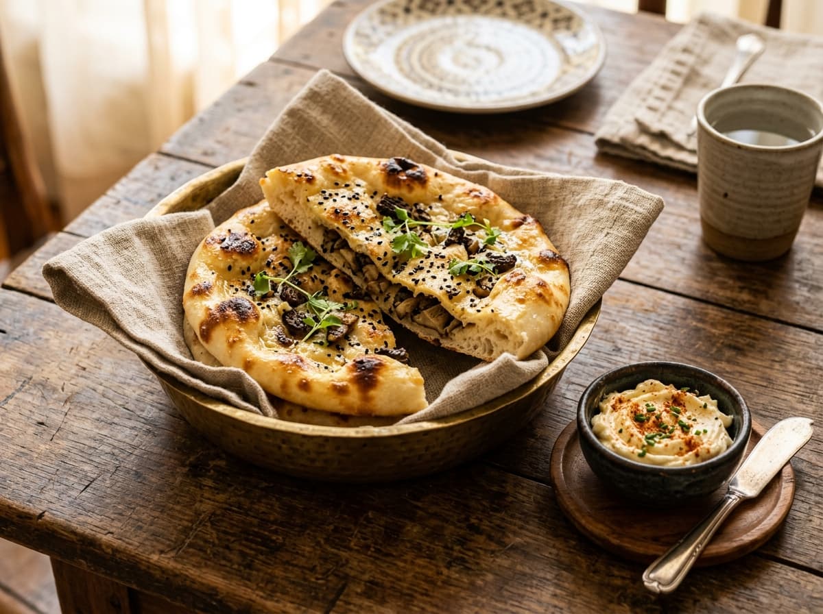 Truffle & Wild Mushroom Kulcha